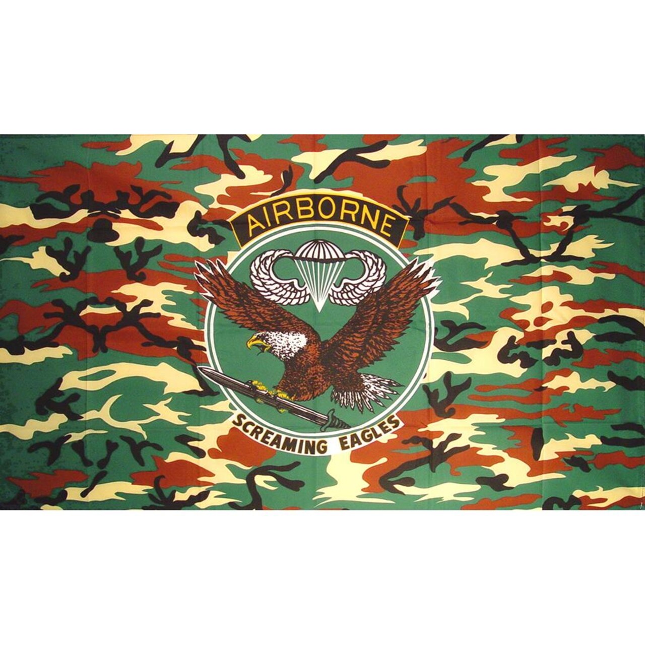 U.S. Army Airborne Screaming Eagles Flag with Grommets 3ft x 5ft